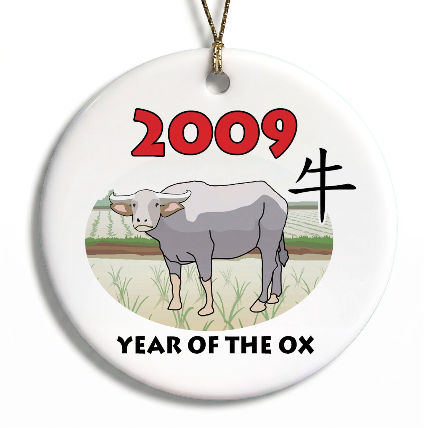 Chinese Zodiac Year of the Ox Ornament - 2009