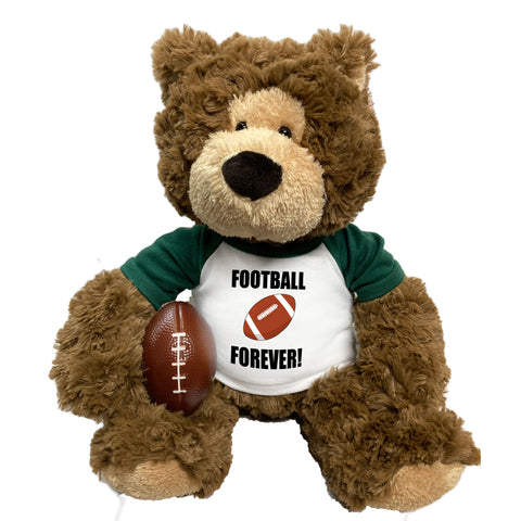Personalized Football Teddy Bear - 14" Bear Hugs