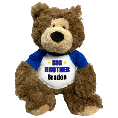 Big Brother Teddy Bear - Personalized 14" Bear Hugs