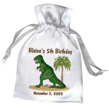 Dinosaur Party Favor Bag - T-Rex – Mandys Moon Personalized Gifts