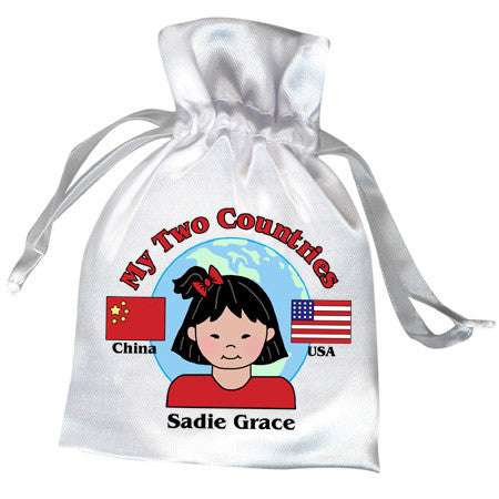 My Two Countries Adoption Party Favor Bag