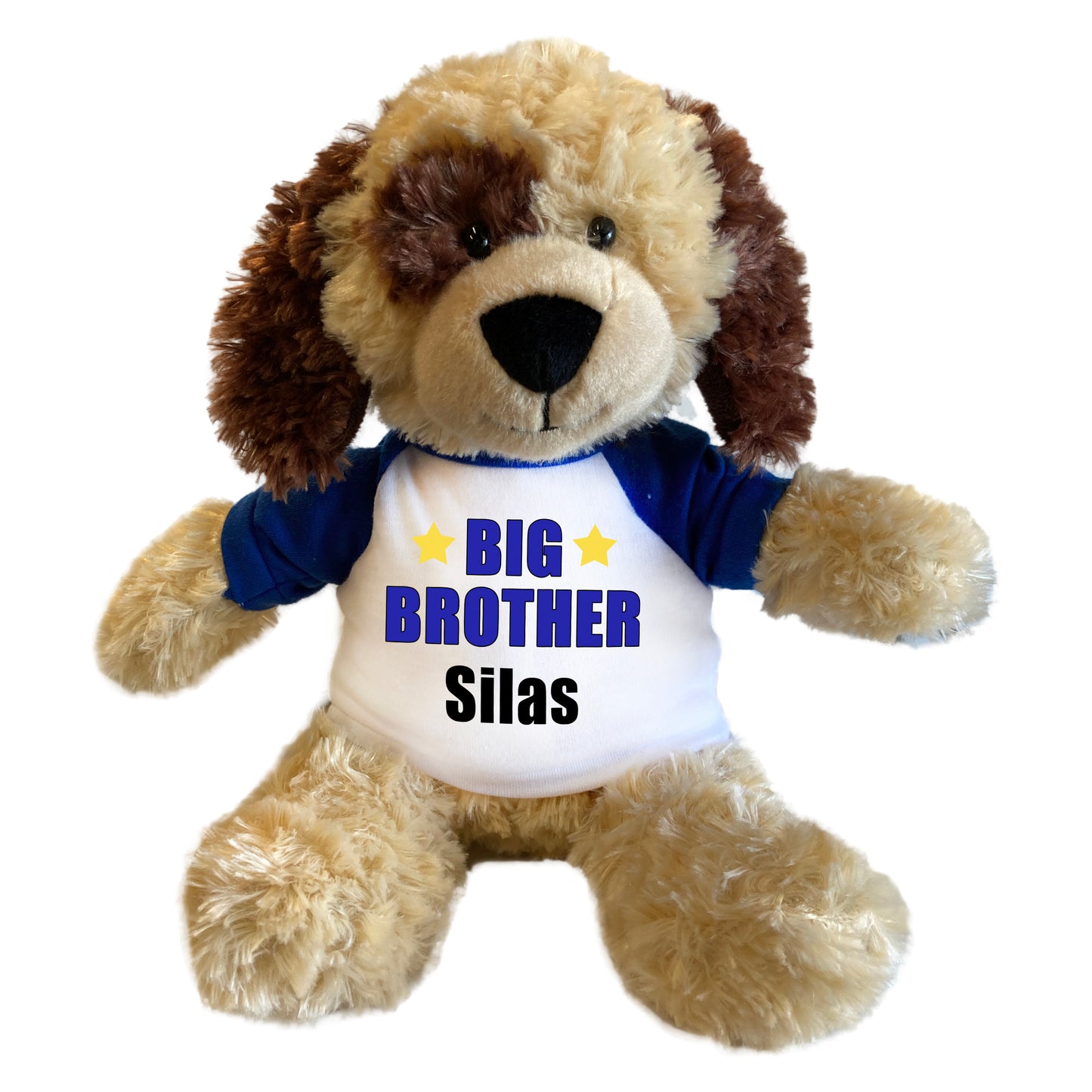 Big Brother Spotty Puppy Dog - Personalized 12" Plush