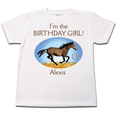 Horse online birthday shirt