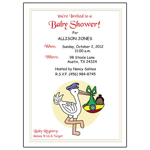 Adoption Shower Invitations