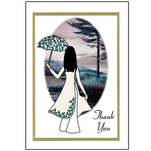 Vietnamese Thank You Note Cards
