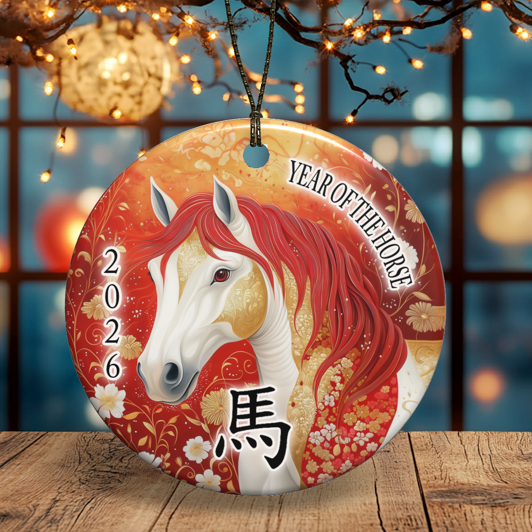 Chinese Zodiac Year of the Snake 2025 Lunar New Year Ornament