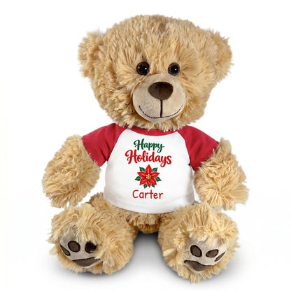 Personalized Christmas Teddy Bear - 15 Inch Honey Bear