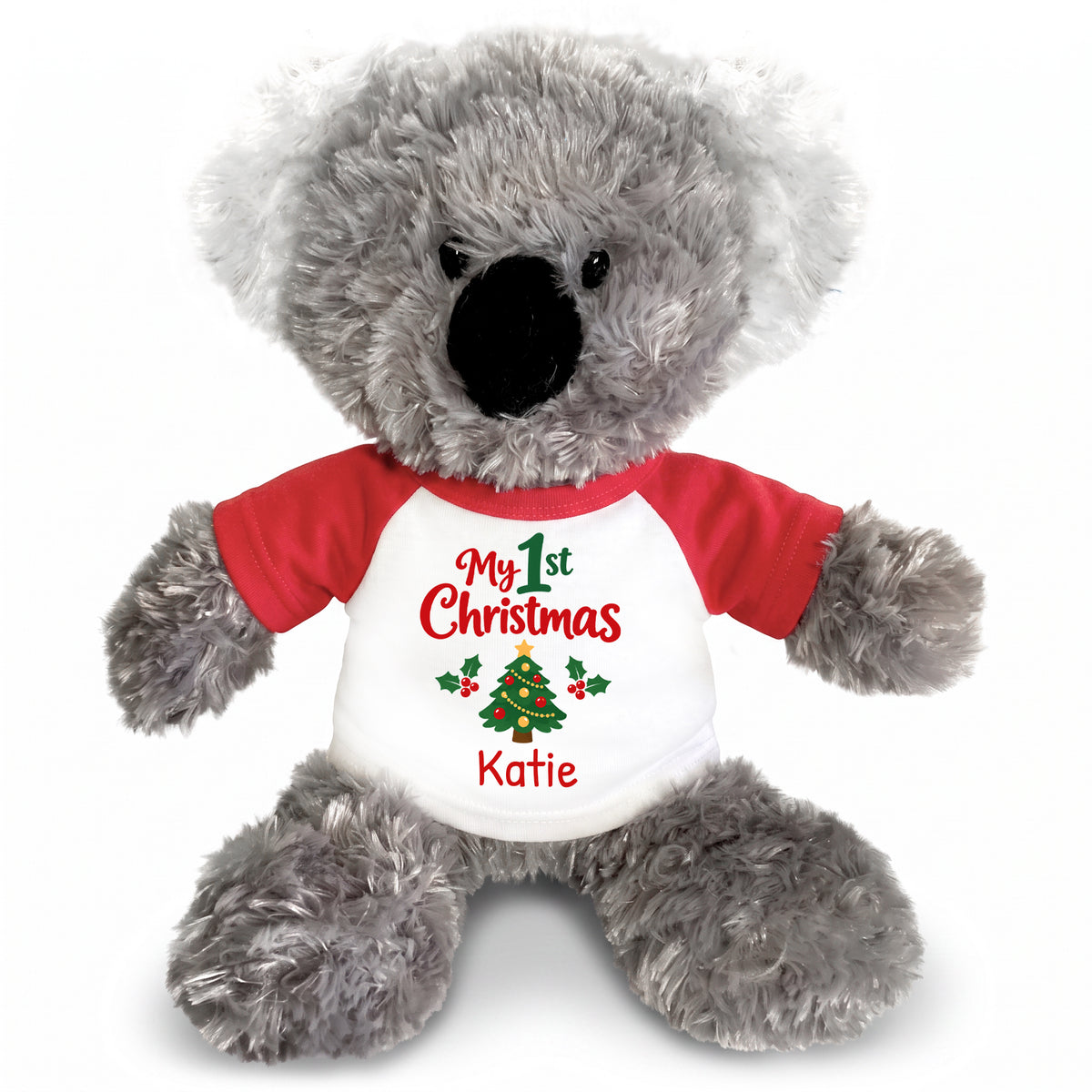 Personalized Christmas Stuffed Koala - 12 Inch Plush Tubbie Wubbies Koala