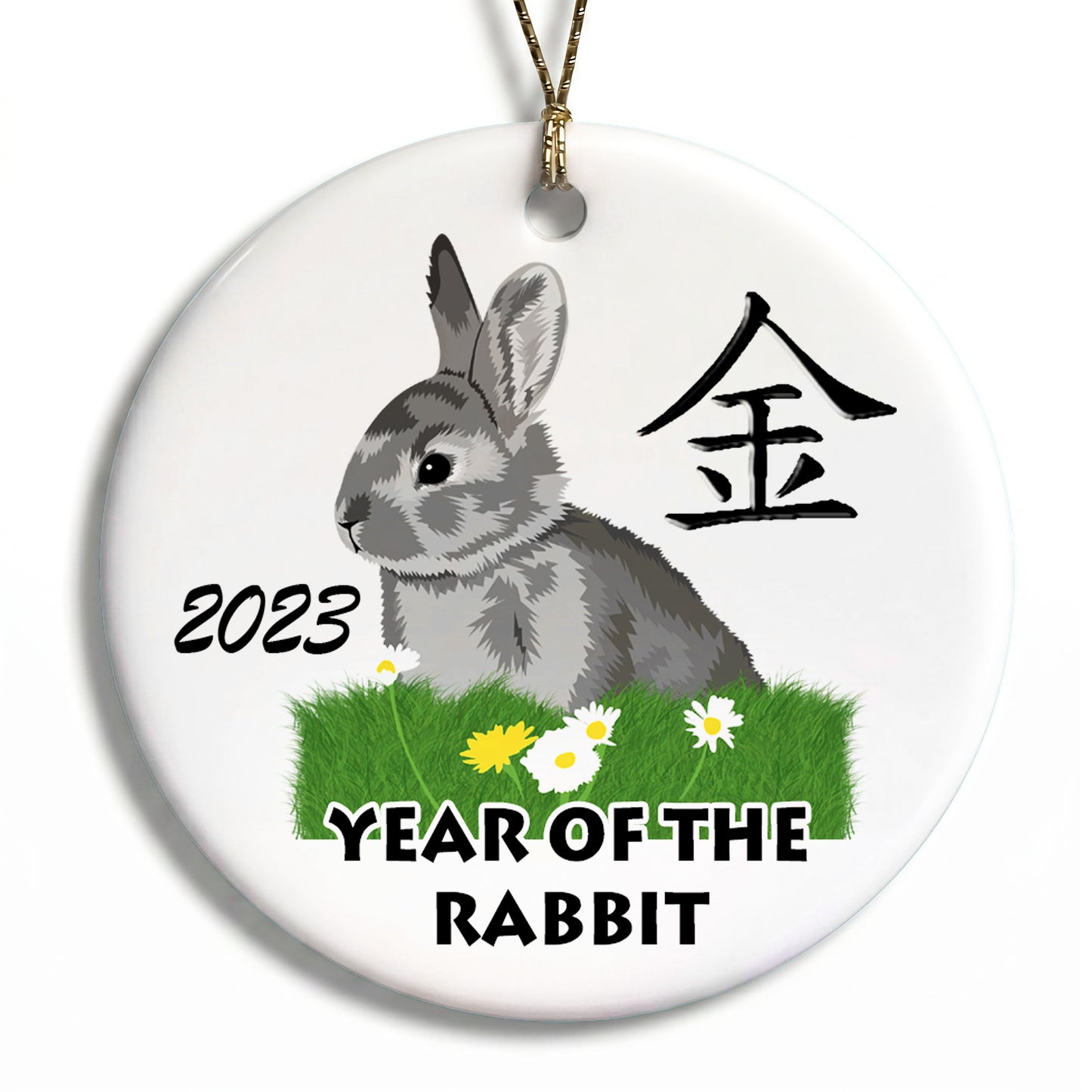 Chinese Zodiac Year of the Rabbit Ornament - 2023