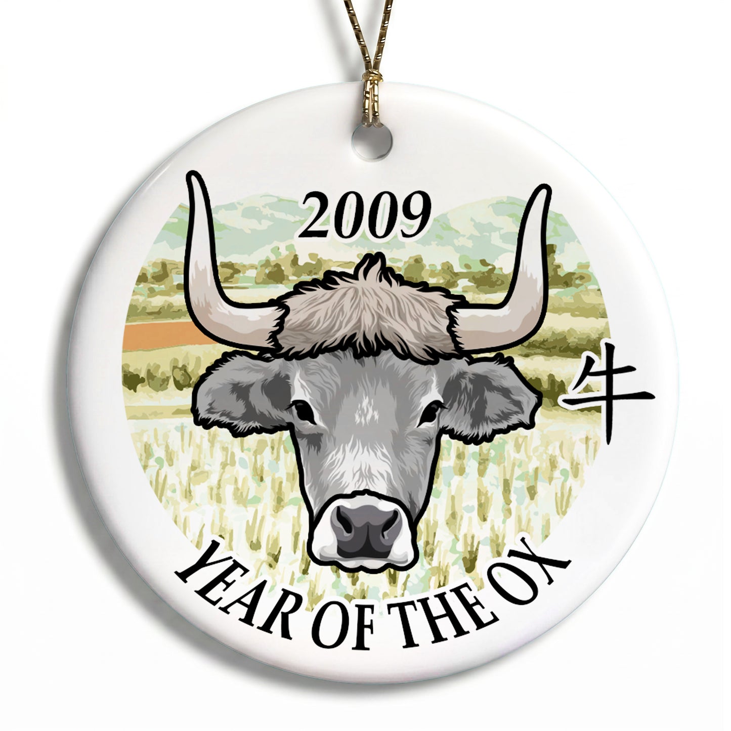 Chinese Zodiac Year of the Ox Ornament - 2009