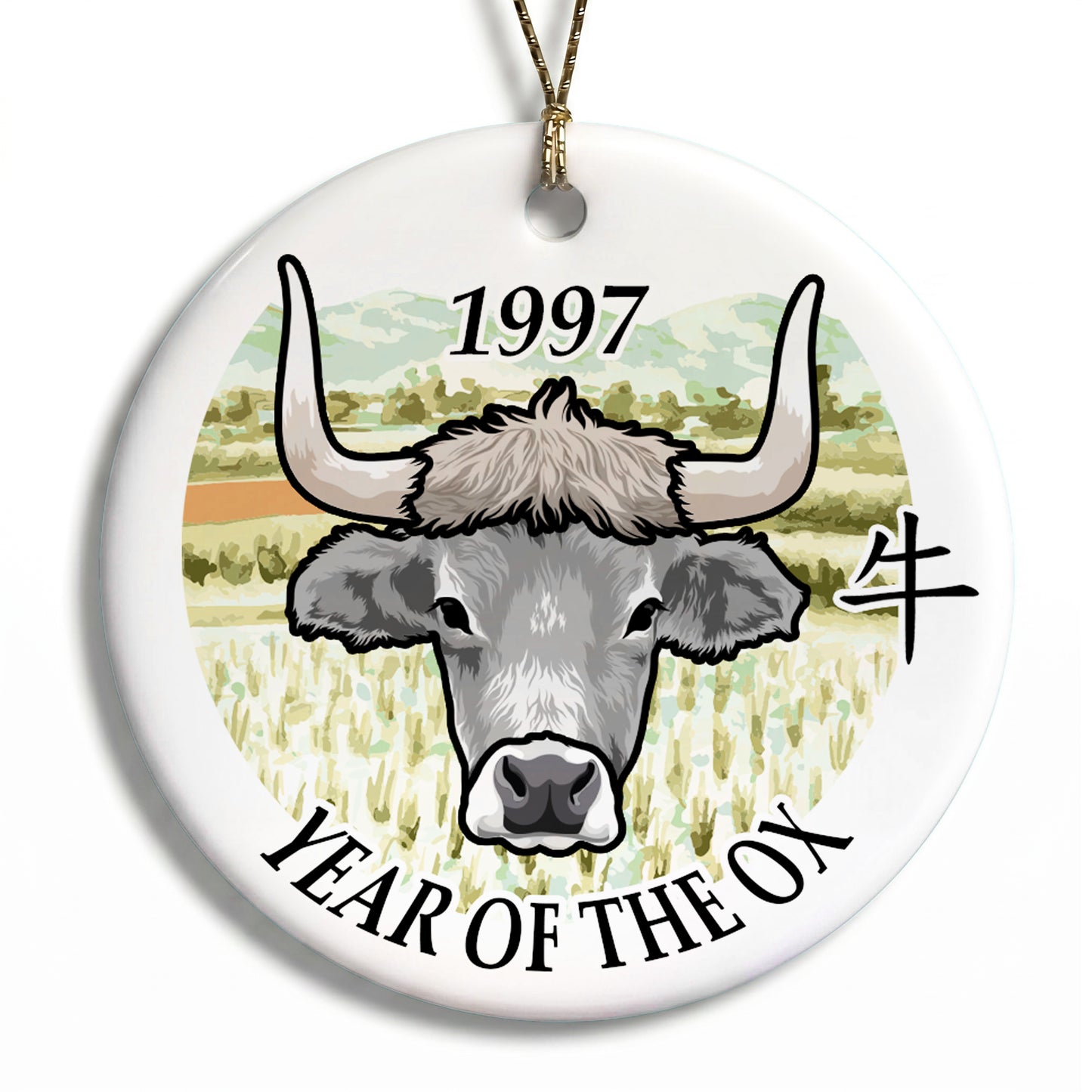 Chinese Zodiac Year of the Ox Ornament - 1997