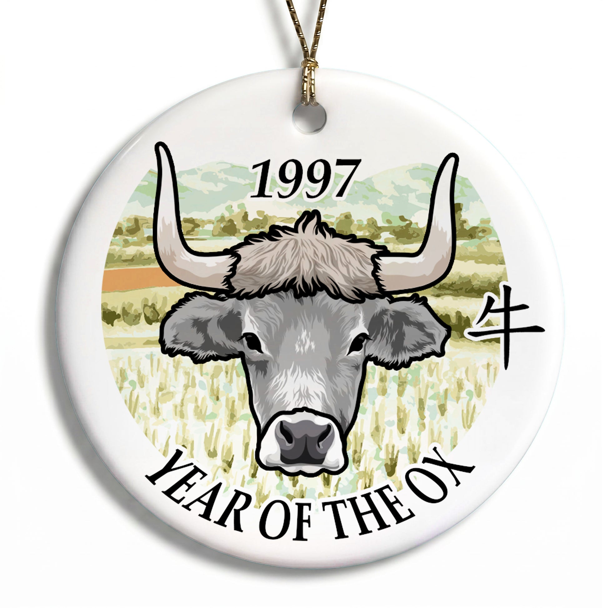 Chinese Zodiac Year of the Ox Ornament - 1997
