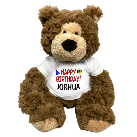 Personalized Birthday Teddy Bear - 14 Inch Bear Hugs