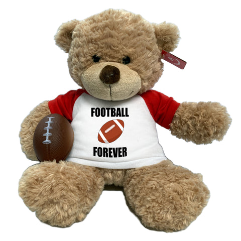 Personalized Football Teddy Bear - 13" Bonny Bear