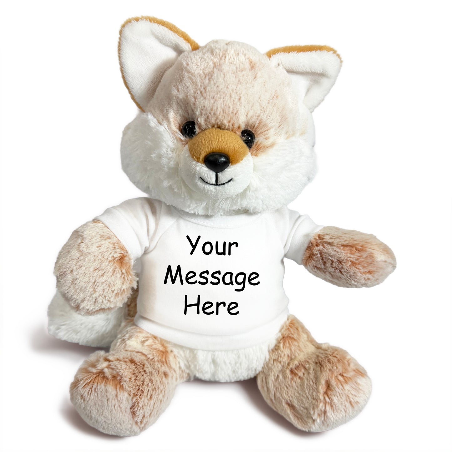 Personalized Stuffed Fox - 11 Inch Fancy Fox