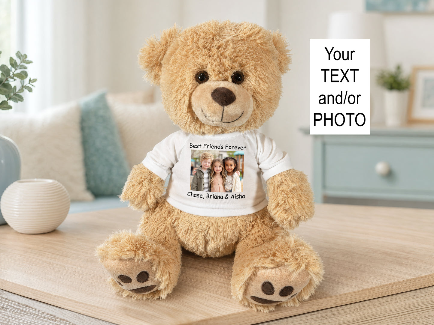 Personalized Teddy Bear - 17 Inch Honey Bear