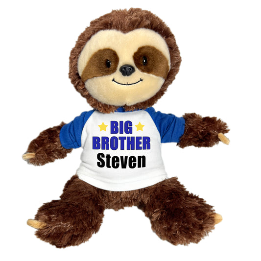 Big Brother Sloth - Personalized 12" Plush Tubbie Wubbie Sloth