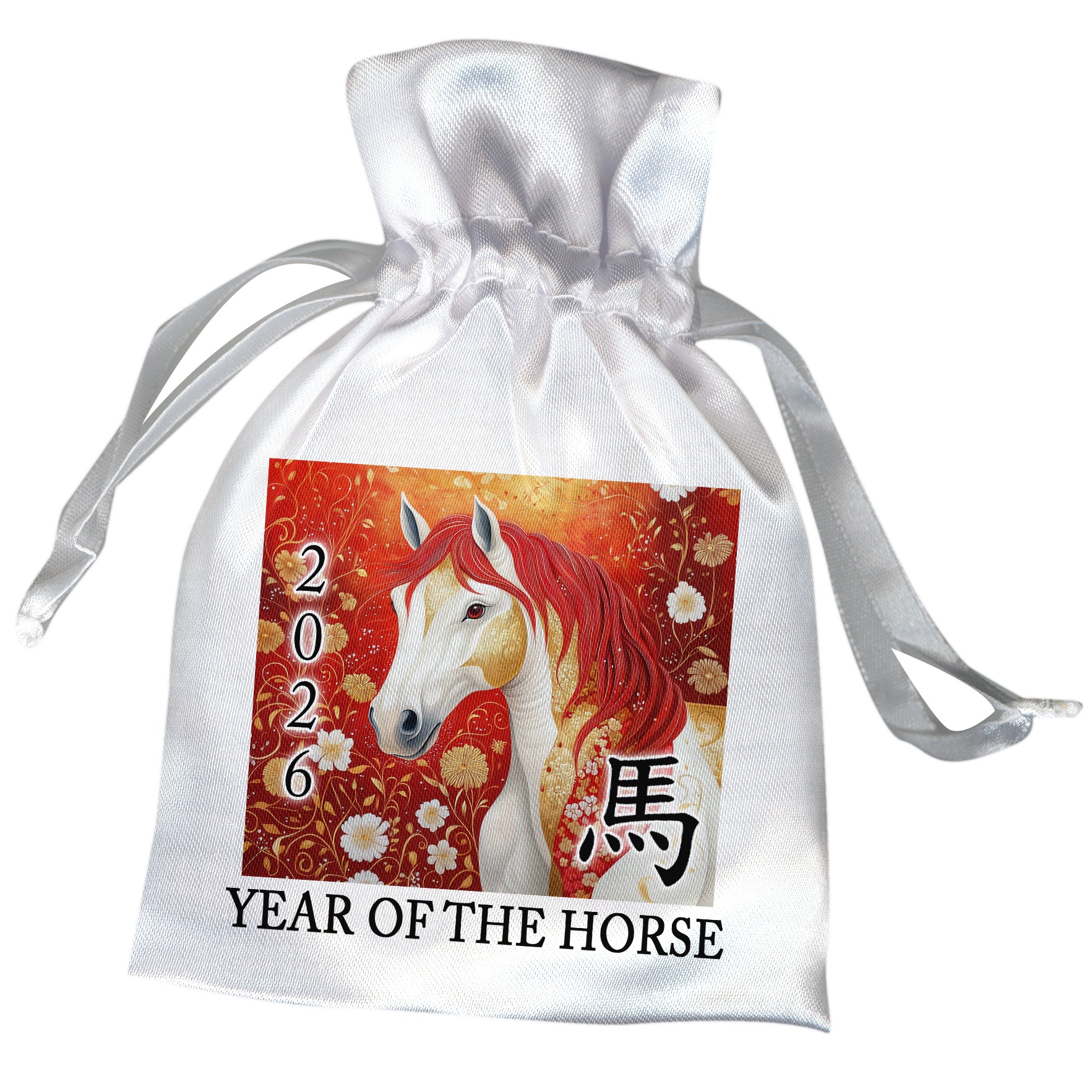 Chinese Zodiac Year of the Horse 2026 Favor Bag