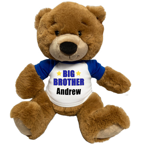 Big Brother Teddy Bear - Personalized 14" Ginger Bear