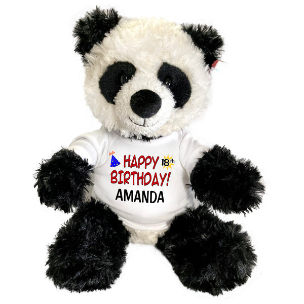 Personalized Birthday Panda - 12 Inch Plush Tubbie Wubbie Panda