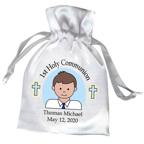 First Communion Favor Bag - Boy