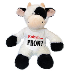 Personalized Stuffed Prom Cow