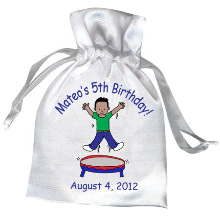 Bounce House Jumping Boy Party Favor Bag