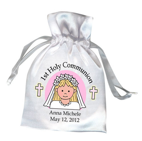 First Communion Favor Bag - Girl