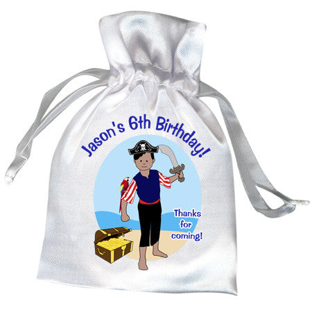 Pirate Birthday Party Favor Bag