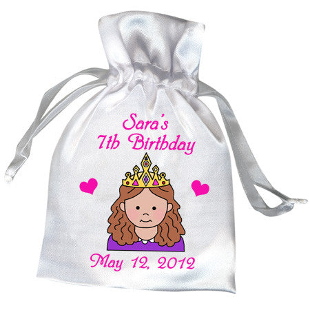 Princess Birthday Party Favor Bag