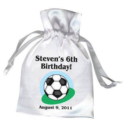 Soccer Ball Birthday Party Favor Bag