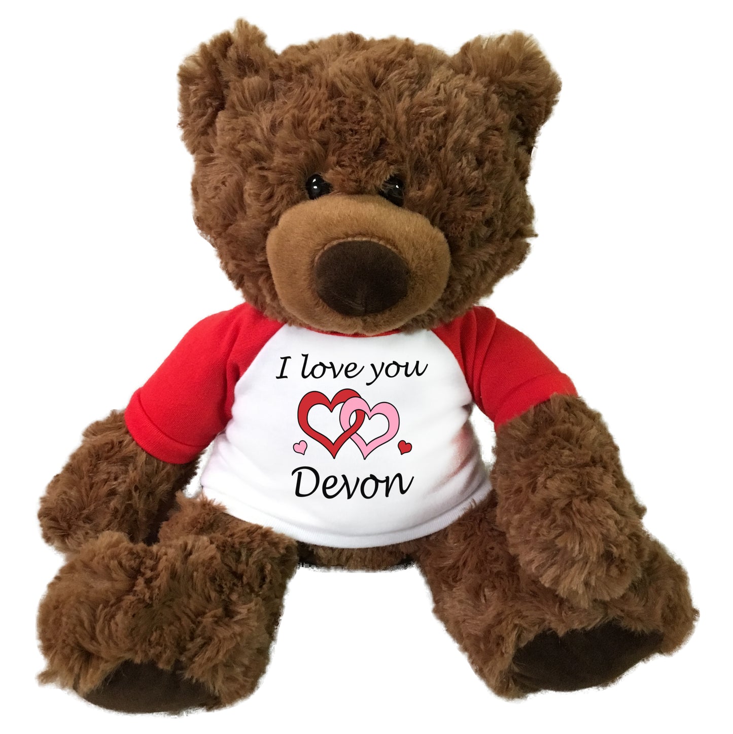 Personalized I Love You Teddy Bear - 13" Coco Bear