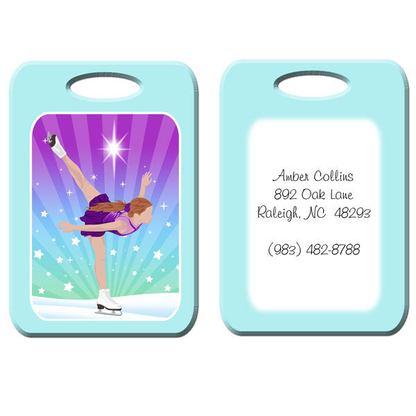 Ice Pack Tag Ice Skating Bag Tag | Personalized Figure Skating Gift – Mandys Moon ...