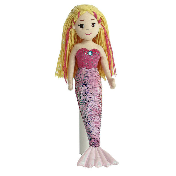 Mermaid Doll - 18" Marinna Aurora Plush Sea Sparkles