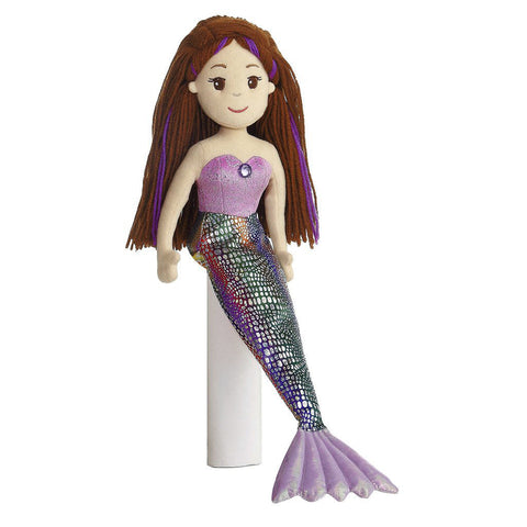 Mermaid Doll - 18" Merissa Aurora Plush Sea Sparkles