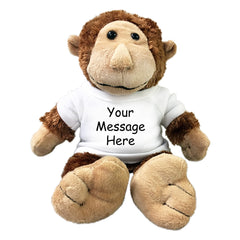 Personalized Stuffed Monkey, 12"