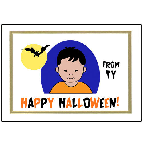 Kids Halloween Cards - Boy