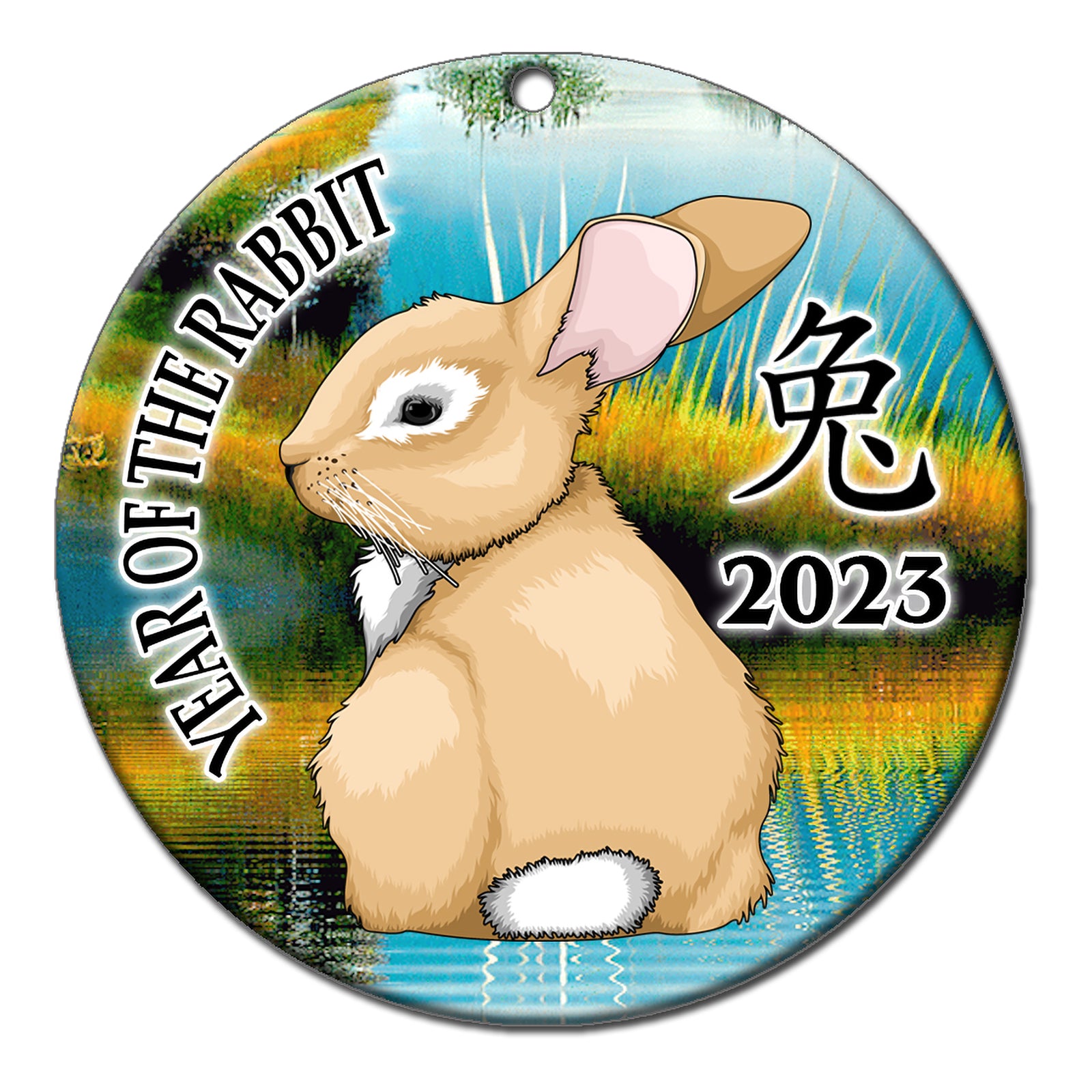 Chinese Rabbit On The Moon