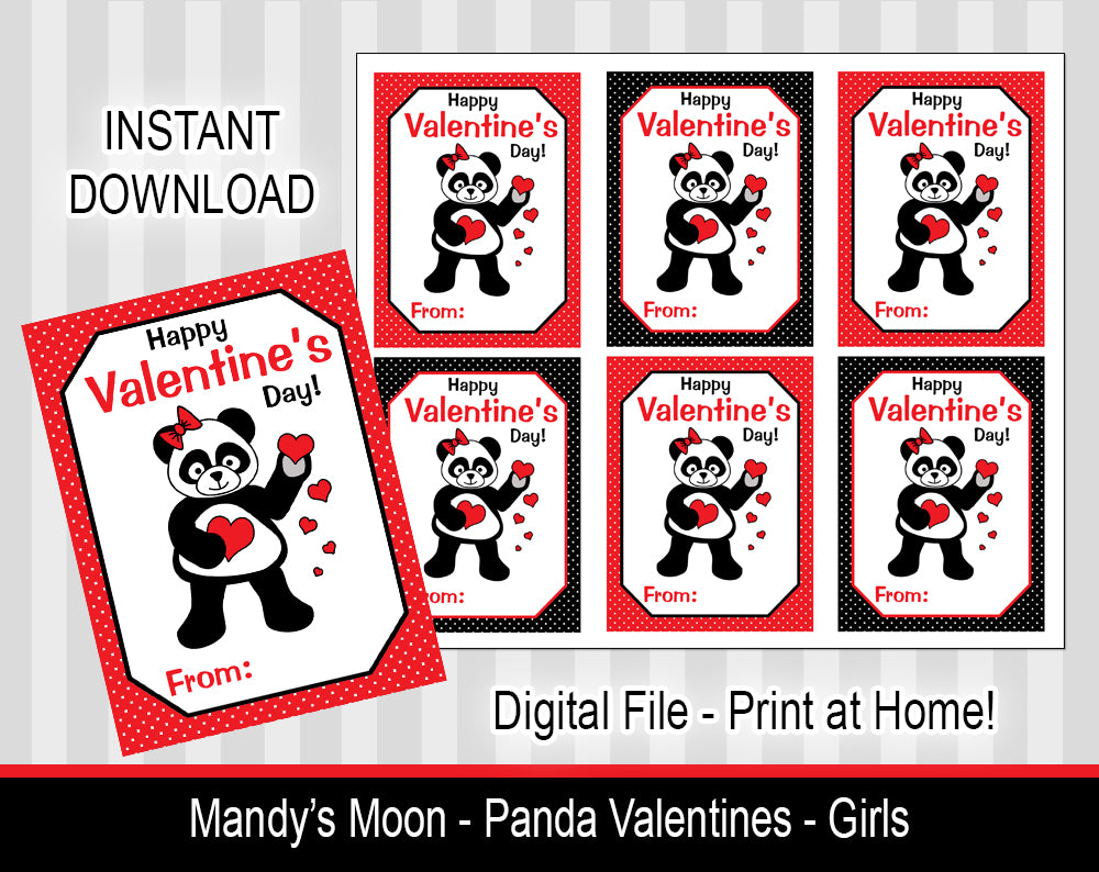 Panda Valentine Cards - Digital Print at Home Valentines cards, Instan – Mandys Moon Personalized Gifts panda-valentine-cards-digital-print-at-home-valentines-cards-instan-mandys-moon-personalized-gifts
