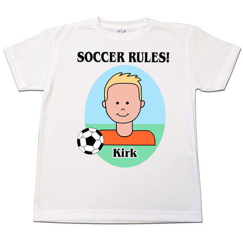 Personalized Soccer T-Shirt - Boy