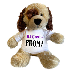 Prom  Dog -  Personalized 12" Spotty Dog