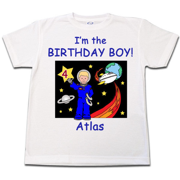Outer Space Birthday Shirt