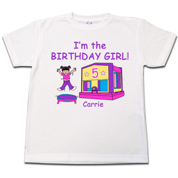 Bounce House Birthday T Shirt - Girl