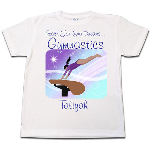 Gymnastics Dreams T Shirt - Vault Design