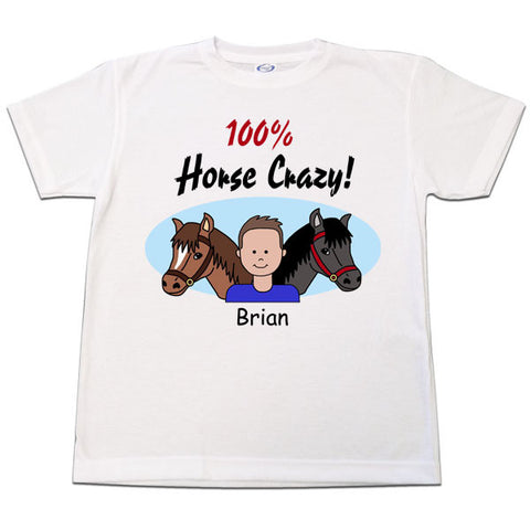 Horse Crazy T Shirt - Boy