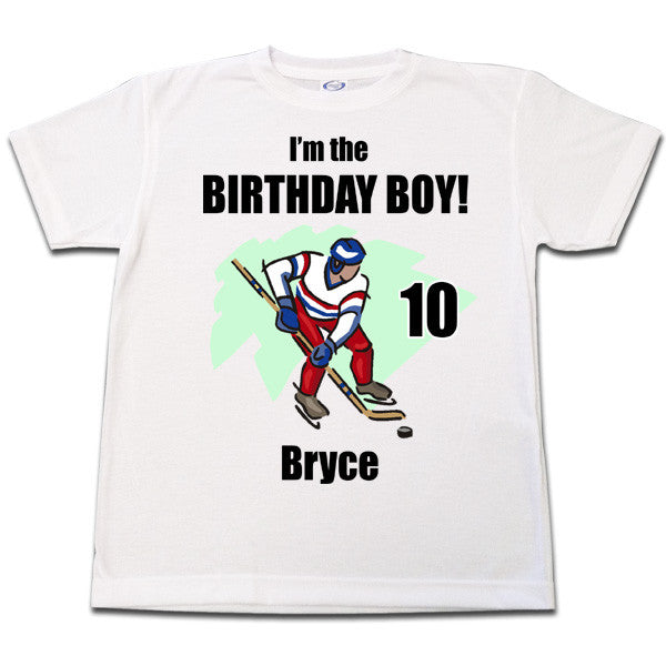Hockey Player Birthday T Shirt