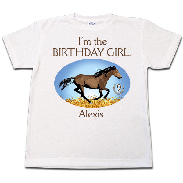 Wild Horse Birthday Shirt