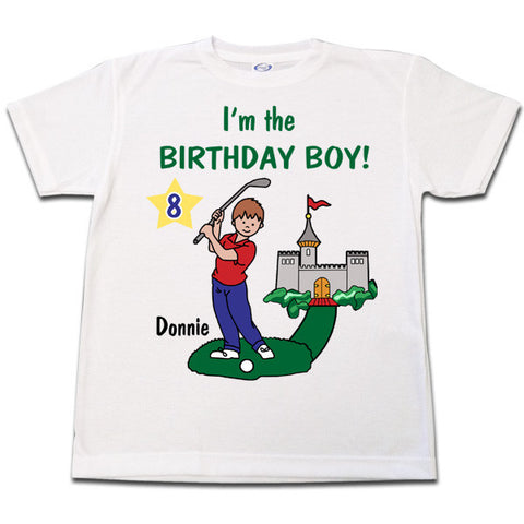 Mini Golf Birthday T Shirt - Boy