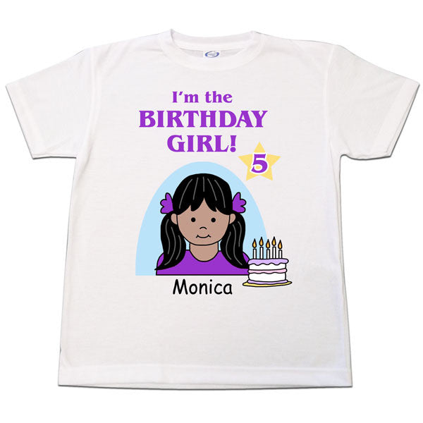 Birthday Kid T Shirt - Girl