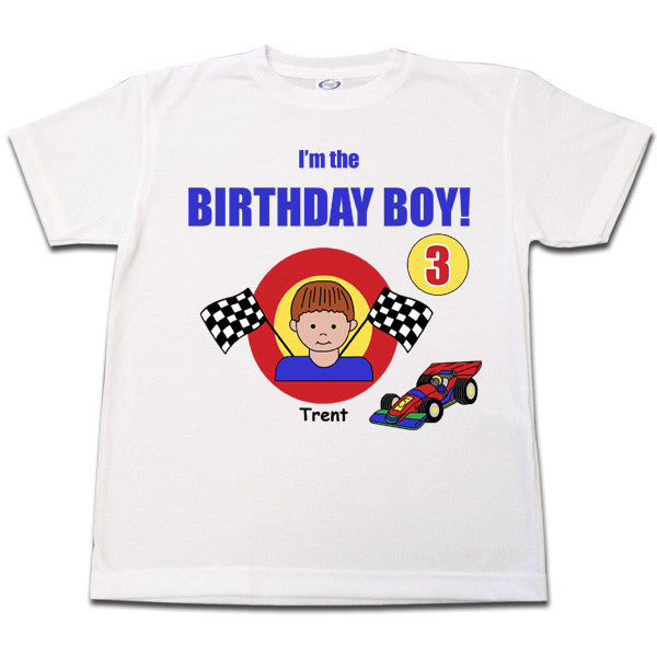 Race Car Birthday T Shirt